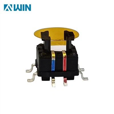 Verlichte rood-witte LED Tact Switch